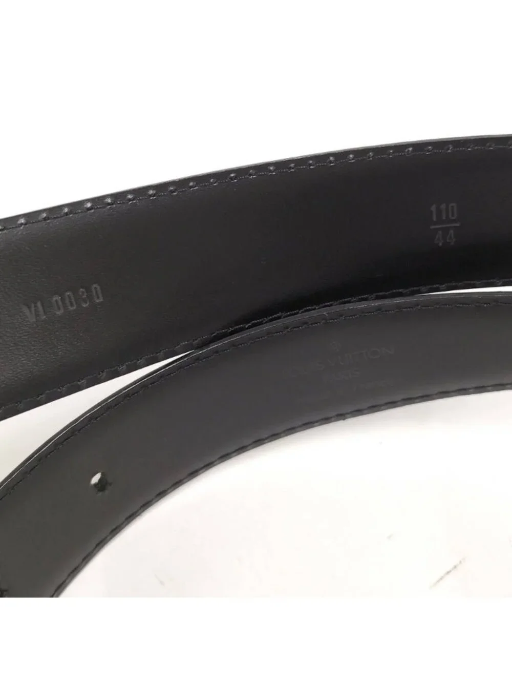 Louis Vuitton Ceinture Classic Belt Epi Leather Black